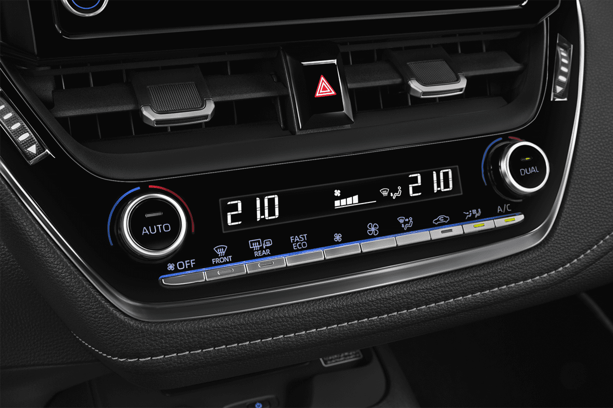 Klimasteuerung eines Toyota Corolla