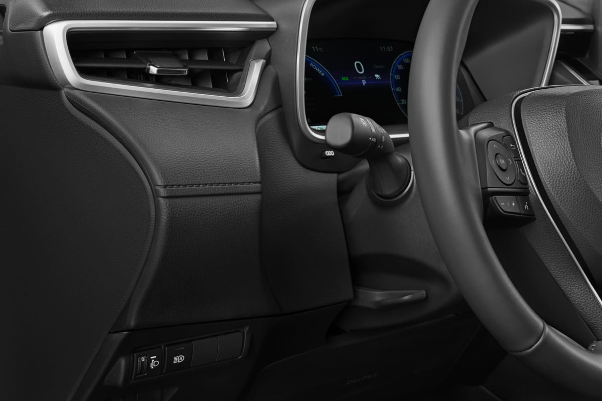 Lüftung eines Toyota Corolla Cross Hybrid