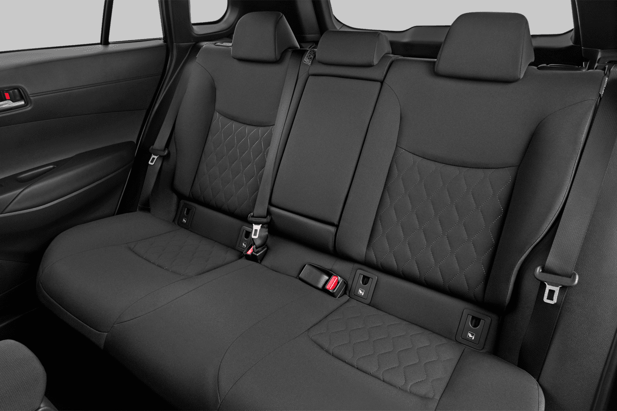 Rücksitzbank eines Toyota Corolla Cross Hybrid