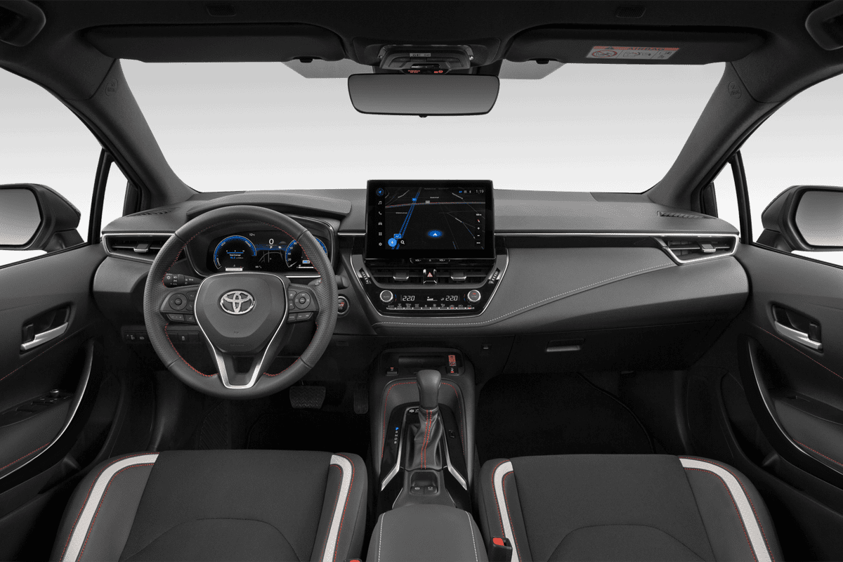 Armaturenbrett eines Toyota Corolla Hybrid