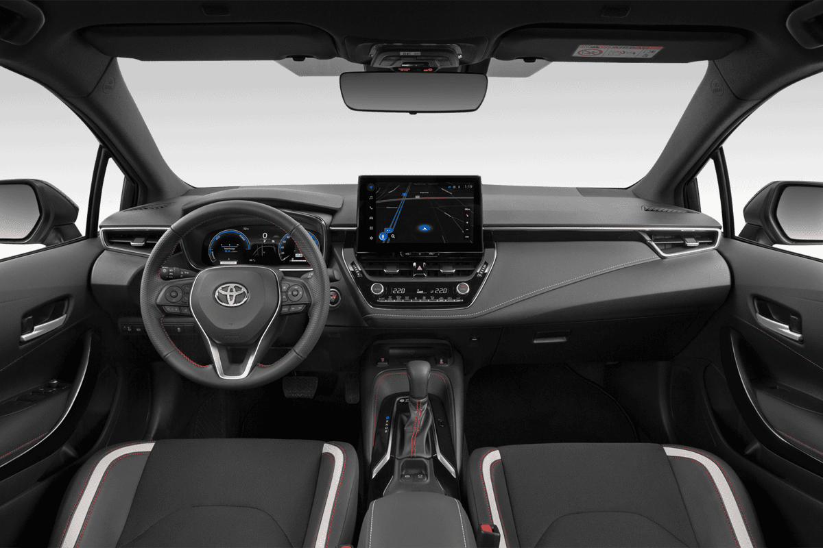 Armaturenbrett eines Toyota Corolla Hybrid