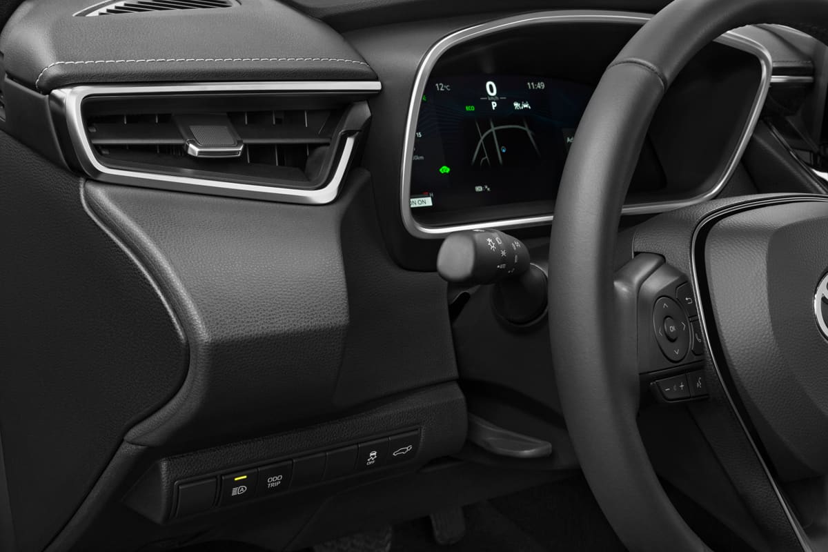 Lüftung eines Toyota Corolla Touring Sports Hybrid