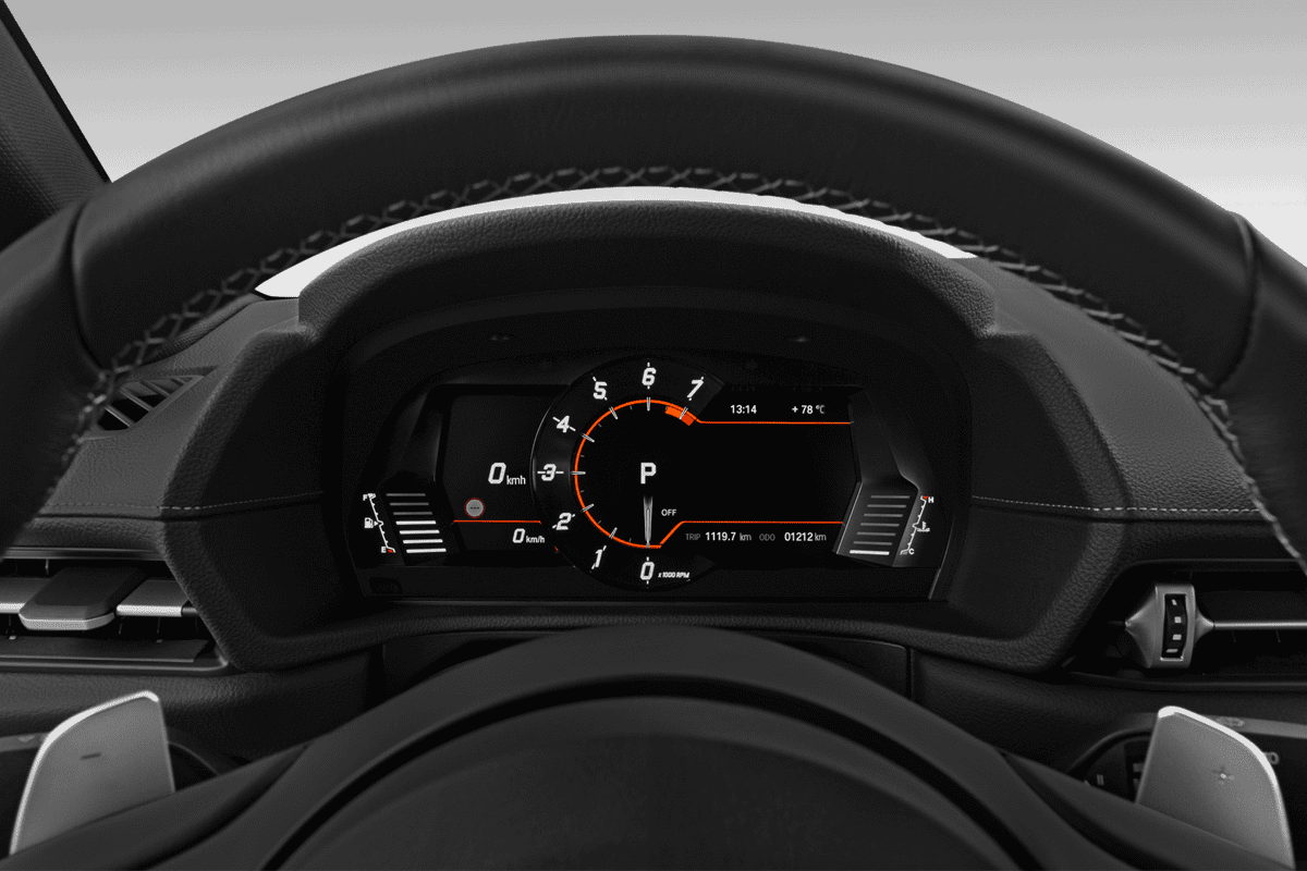 Kombiinstrument eines Toyota GR Supra