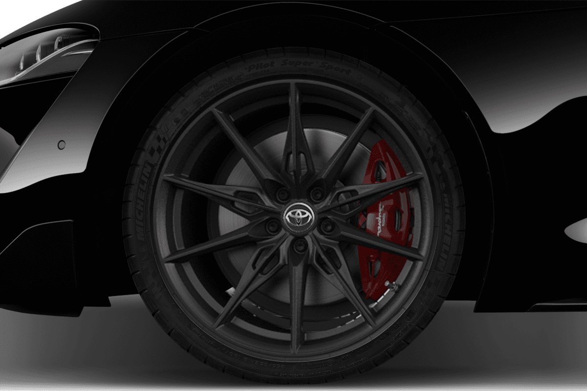 Radkappe oder Felge eines Toyota GR Supra