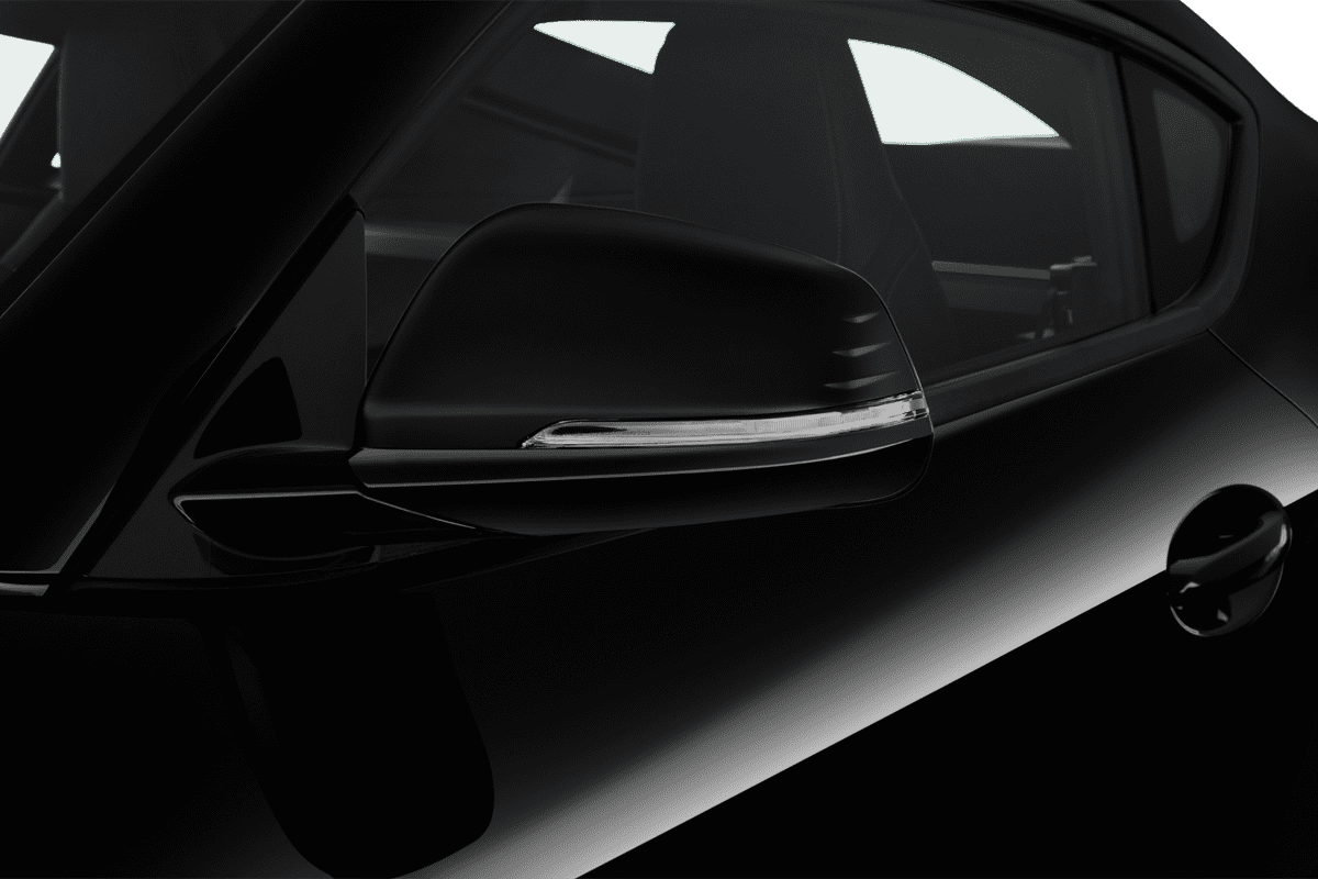 Rückspiegel eines Toyota GR Supra