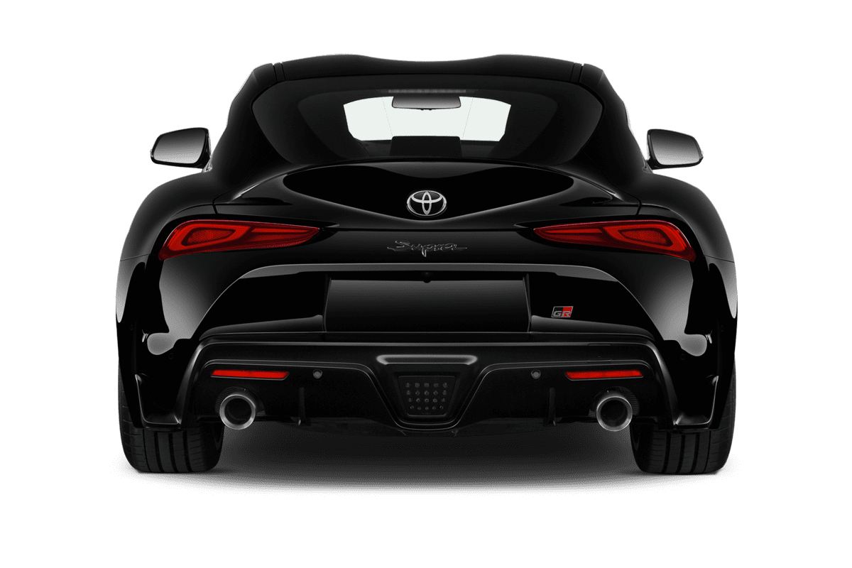 Heckansicht eines Toyota GR Supra