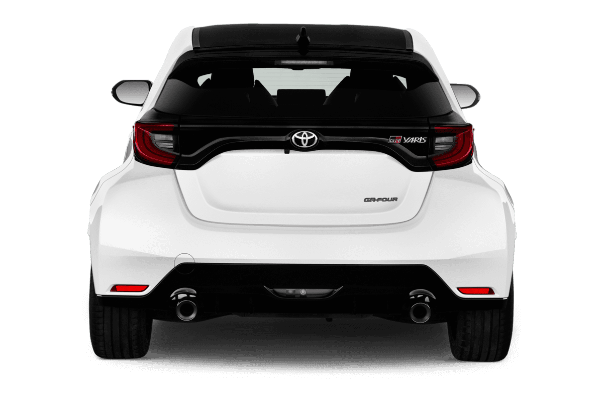 Heckansicht eines Toyota Yaris GR