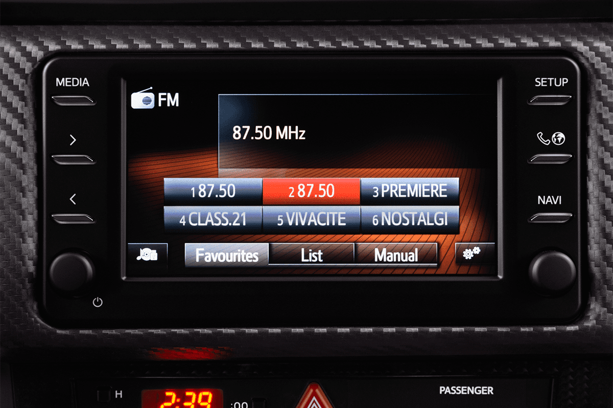 Audiosystem eines Toyota GT 86