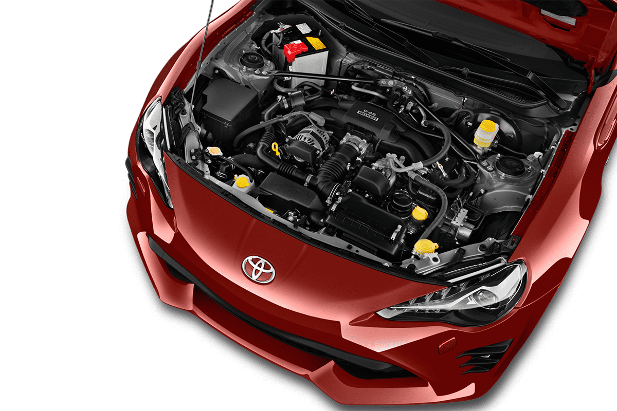 Motorraum eines Toyota GT 86