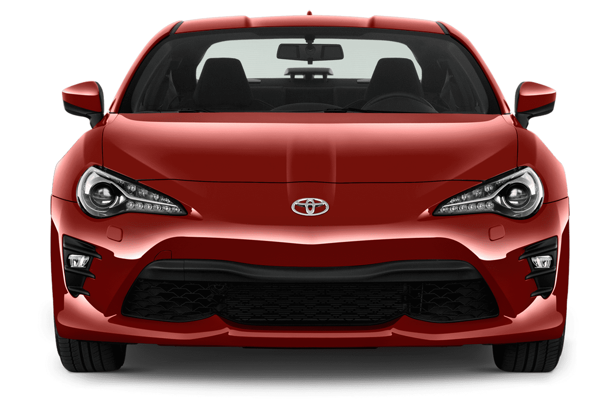 Frontansicht eines Toyota GT 86, freigestellt