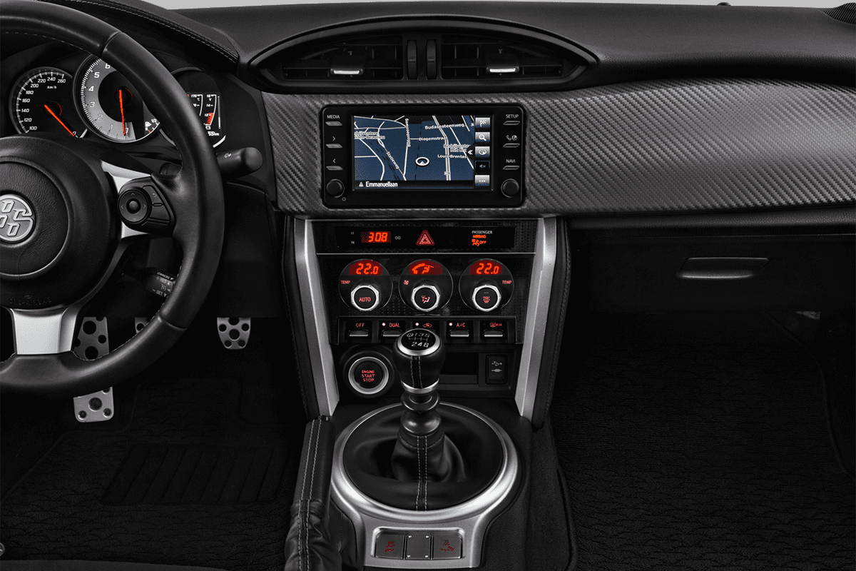 Mittelkonsole eines Toyota GT 86