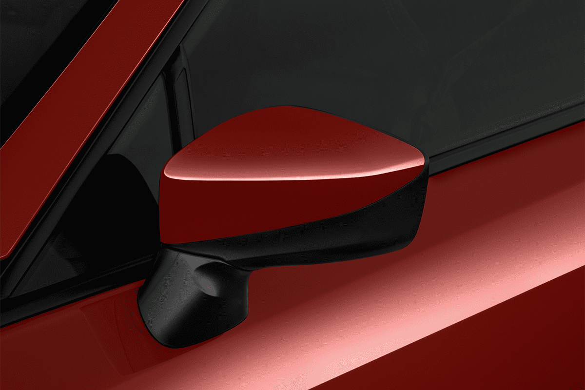 Rückspiegel eines Toyota GT 86