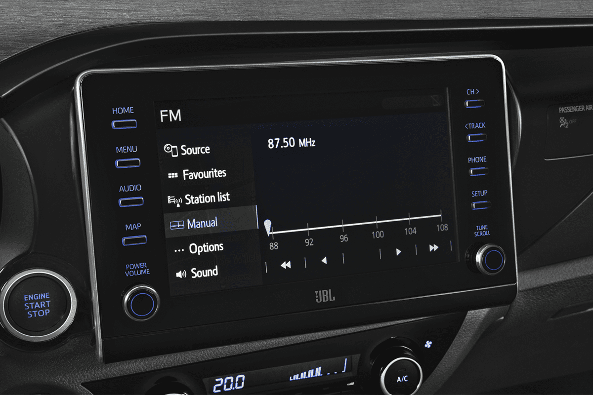 Audiosystem eines Toyota Hilux
