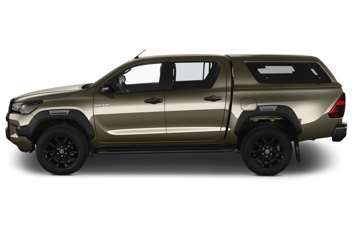 Seitenansicht eines Toyota Hilux