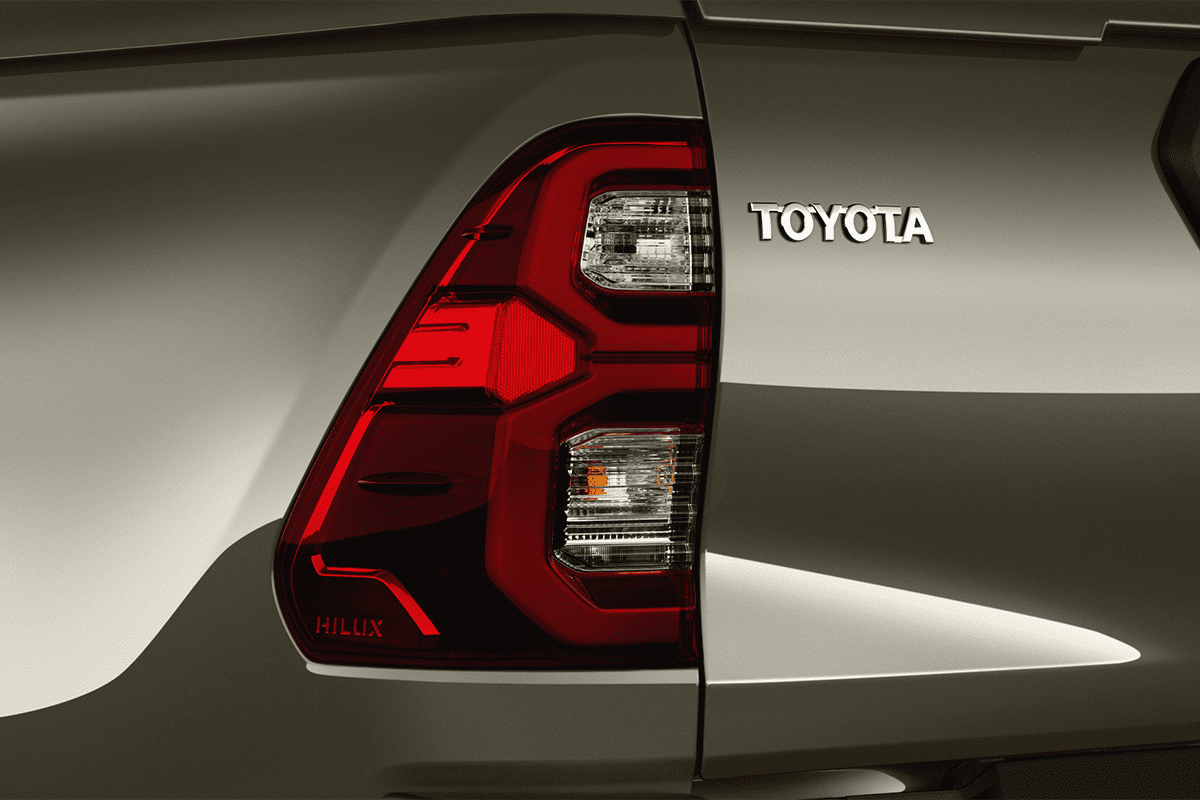 Heckleuchten eines Toyota Hilux