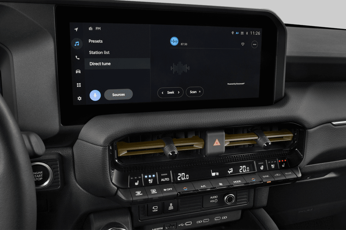 Audiosystem eines Toyota Land Cruiser