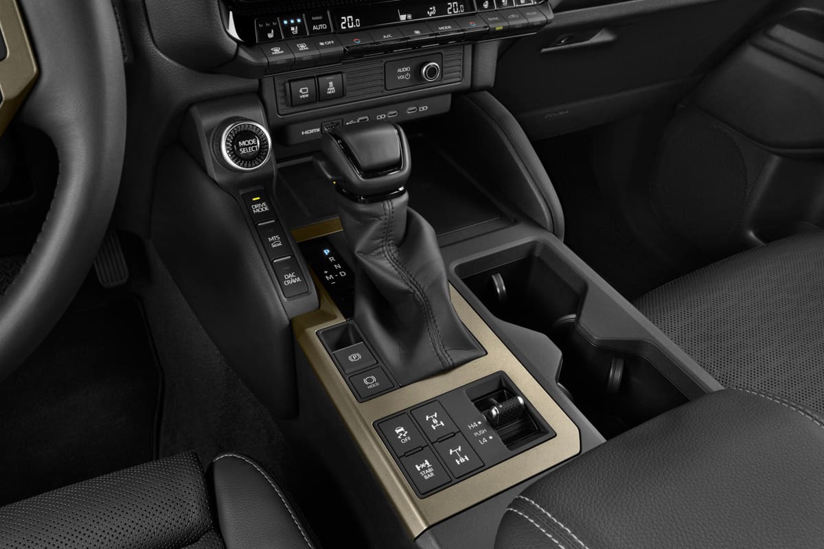 Schaltknüppel eines Toyota Land Cruiser