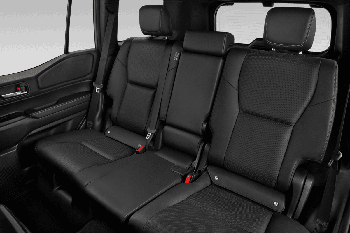 Rücksitzbank eines Toyota Land Cruiser