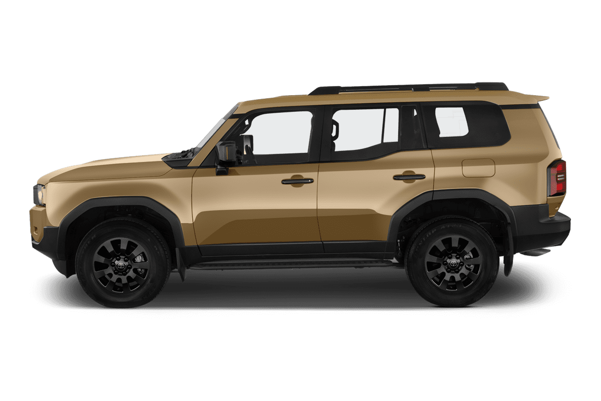 Seitenansicht eines Toyota Land Cruiser