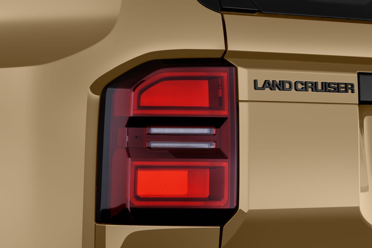 Heckleuchten eines Toyota Land Cruiser