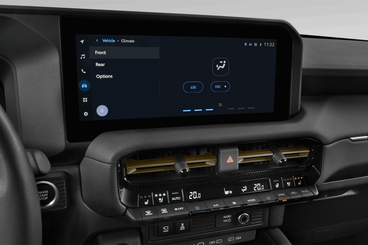 Klimasteuerung eines Toyota Land Cruiser
