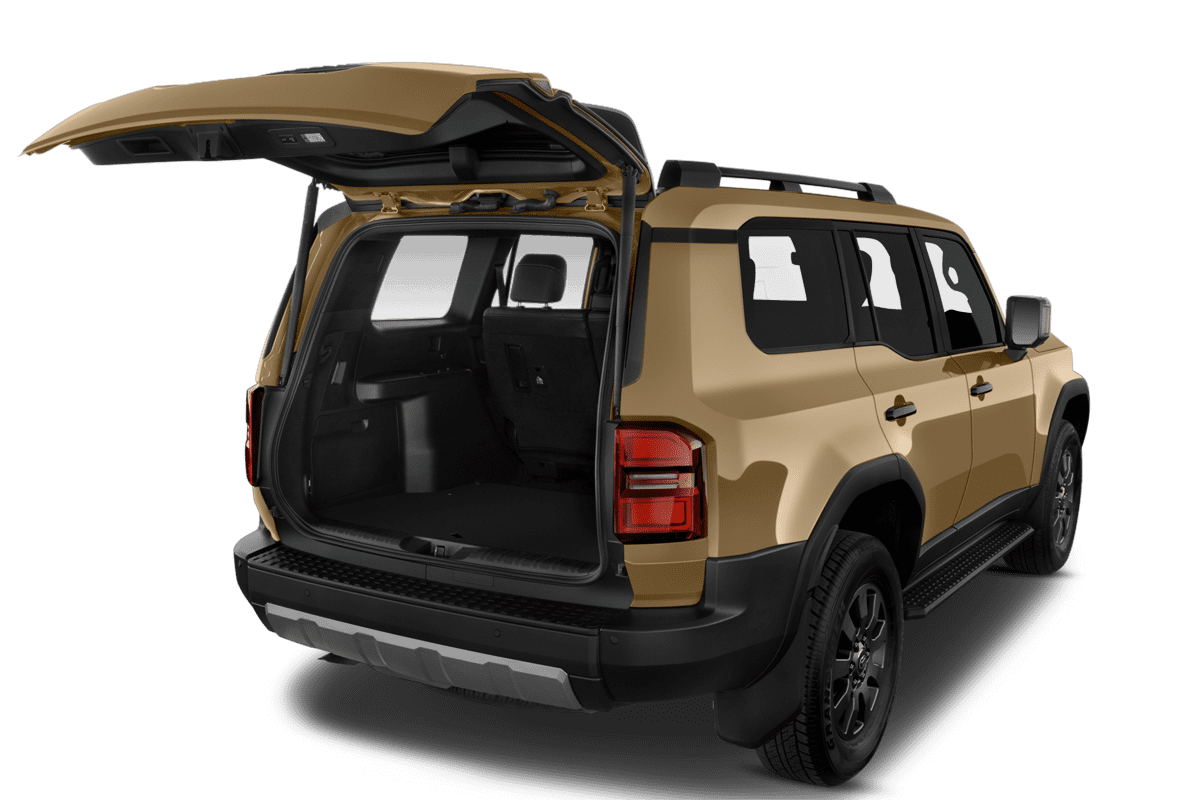 Kofferraum eines Toyota Land Cruiser