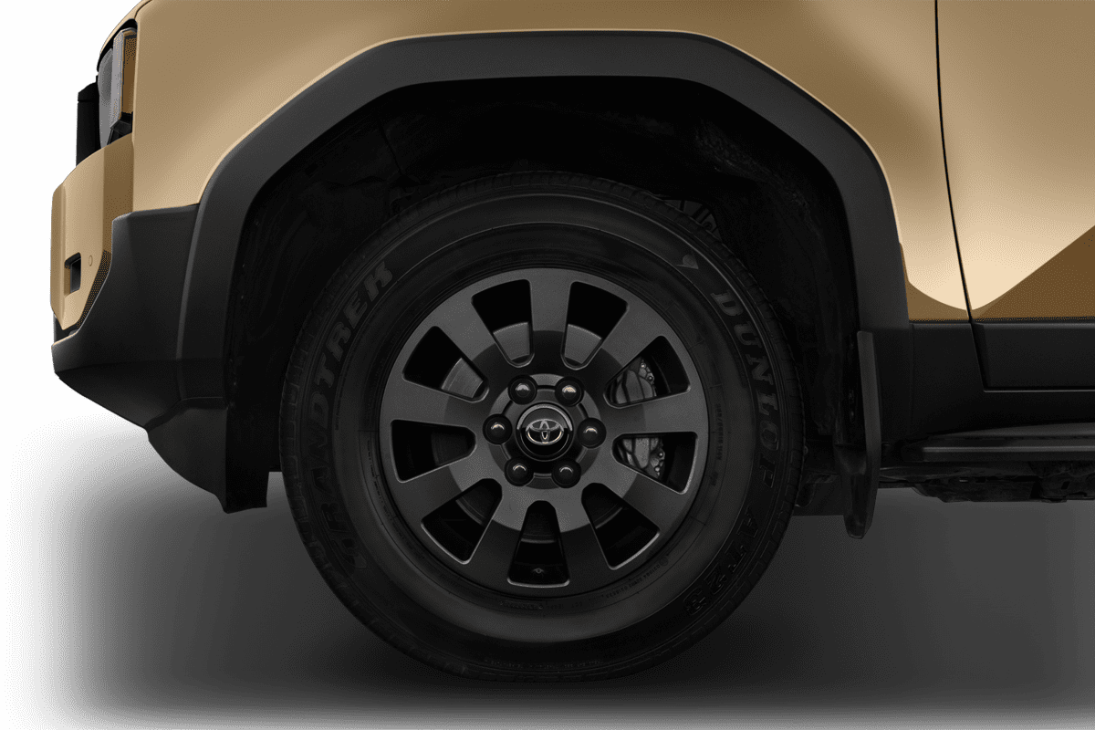 Radkappe oder Felge eines Toyota Land Cruiser