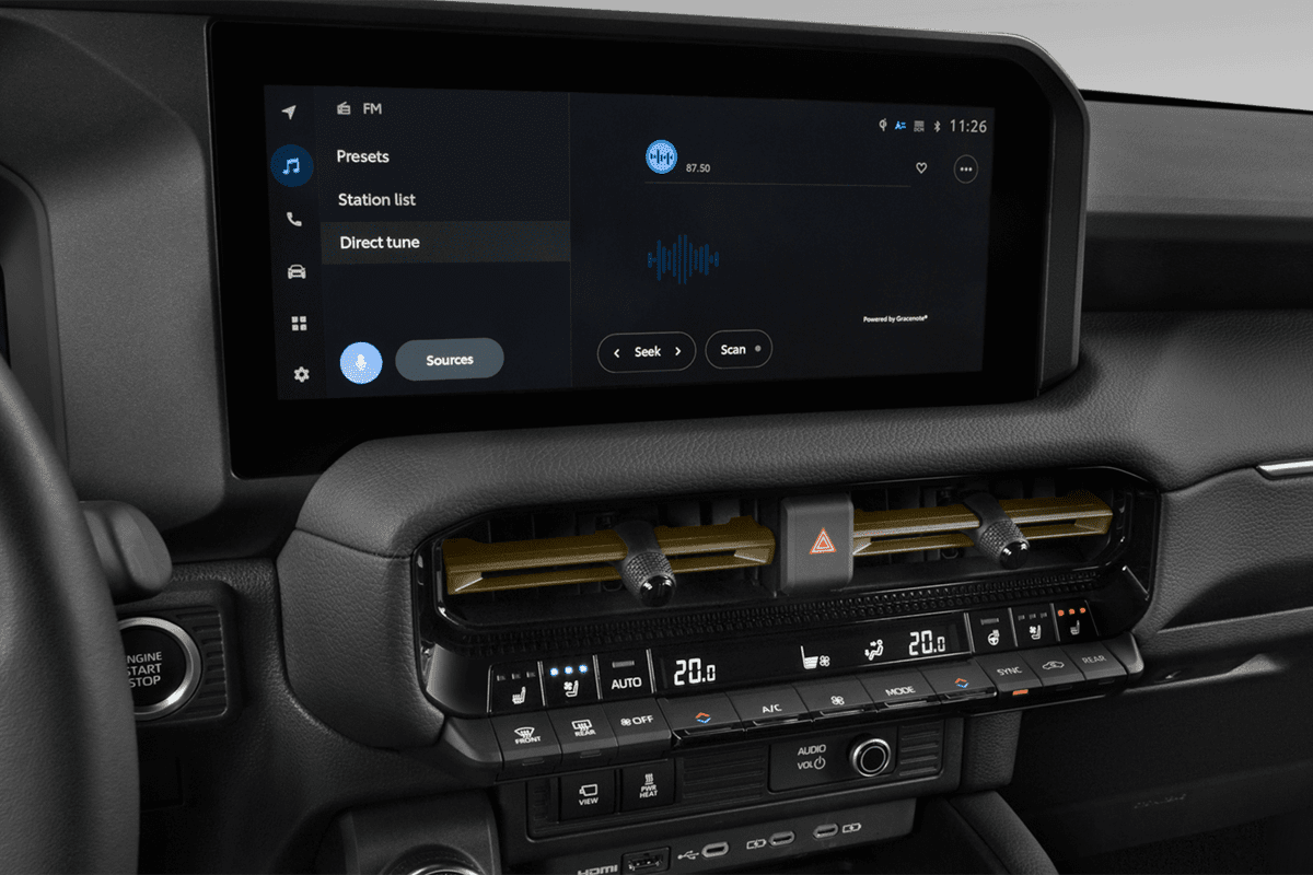 Audiosystem eines Toyota Land Cruiser