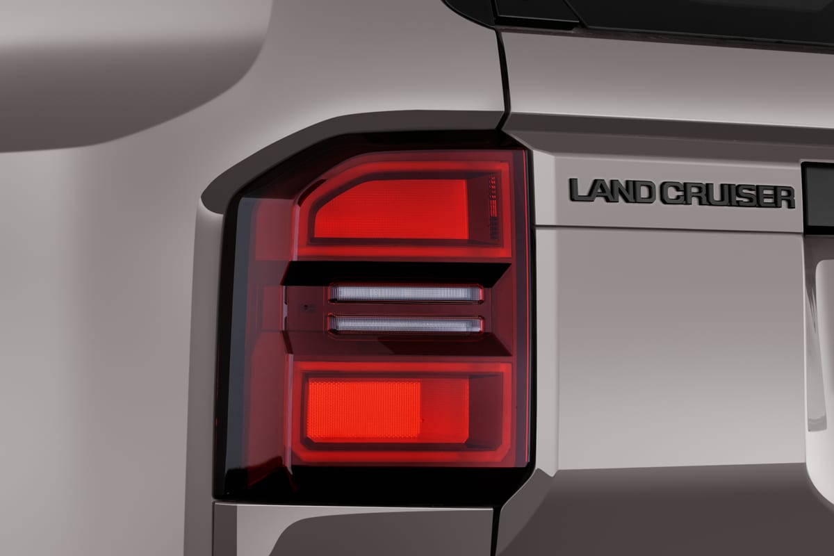 Heckleuchten eines Toyota Land Cruiser