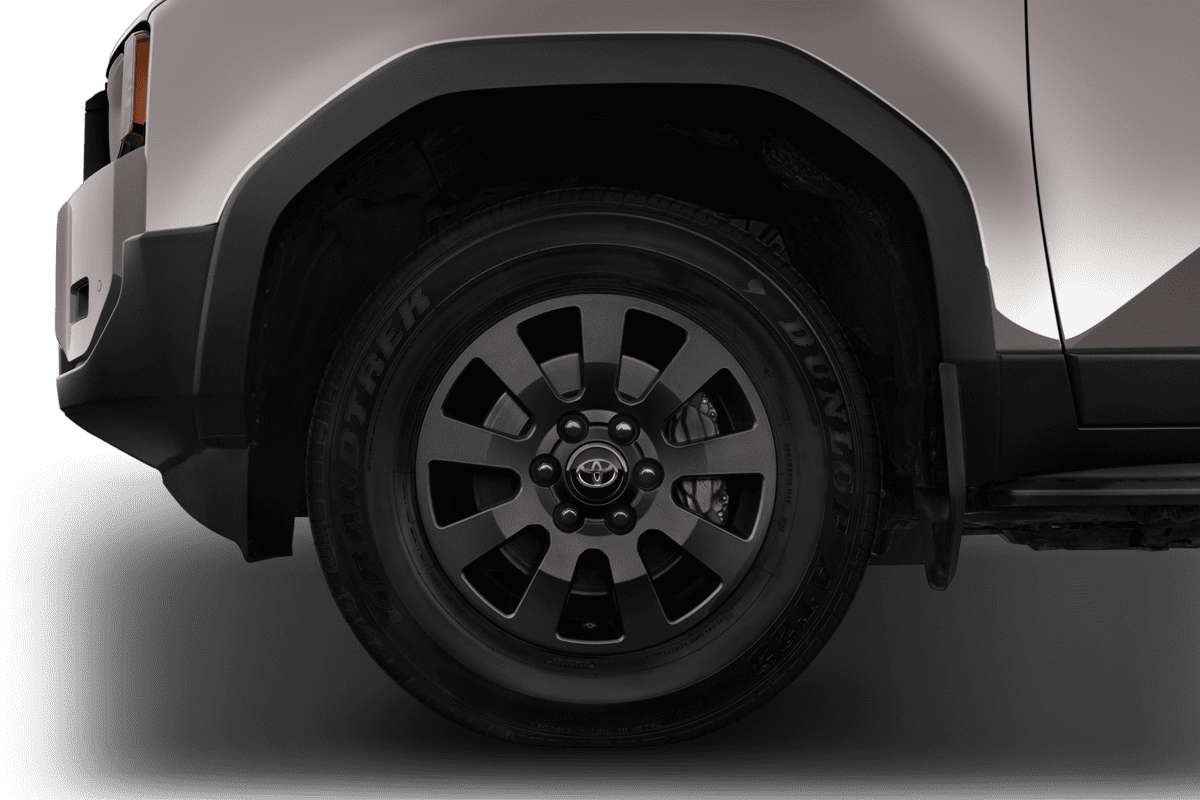 Radkappe oder Felge eines Toyota Land Cruiser
