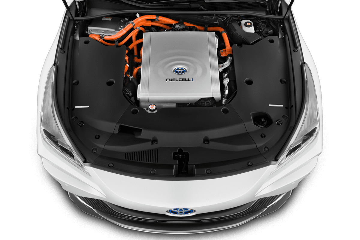 Motorraum eines Toyota Mirai