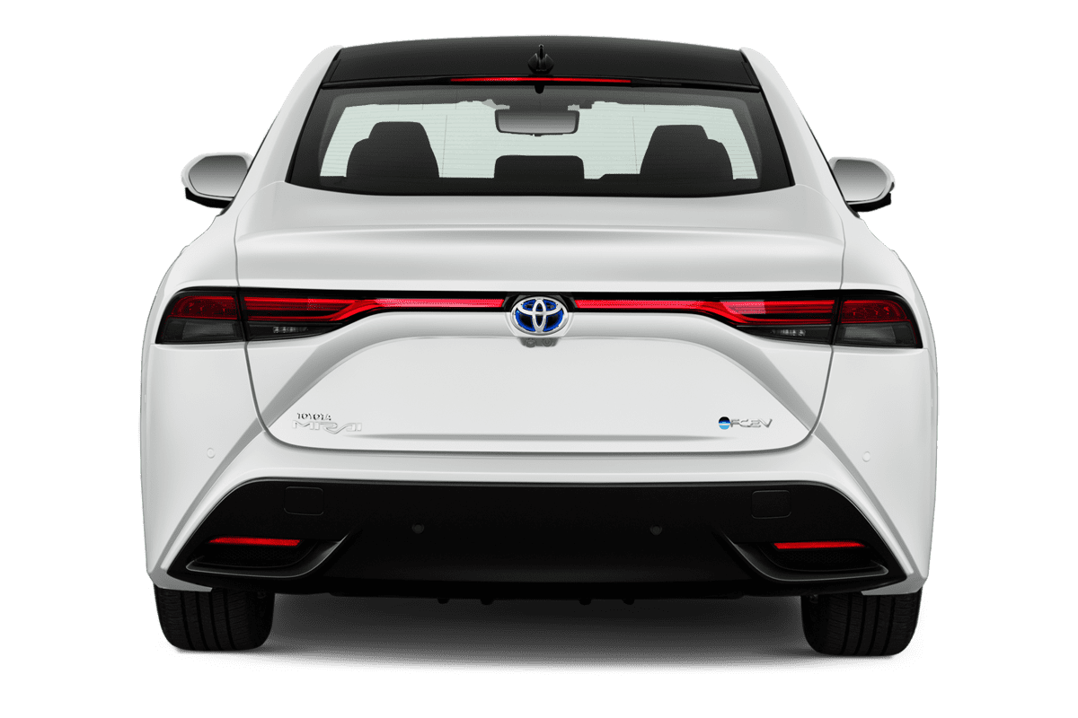Heckansicht eines Toyota Mirai