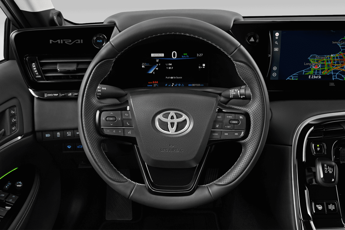 Lenkrad eines Toyota Mirai