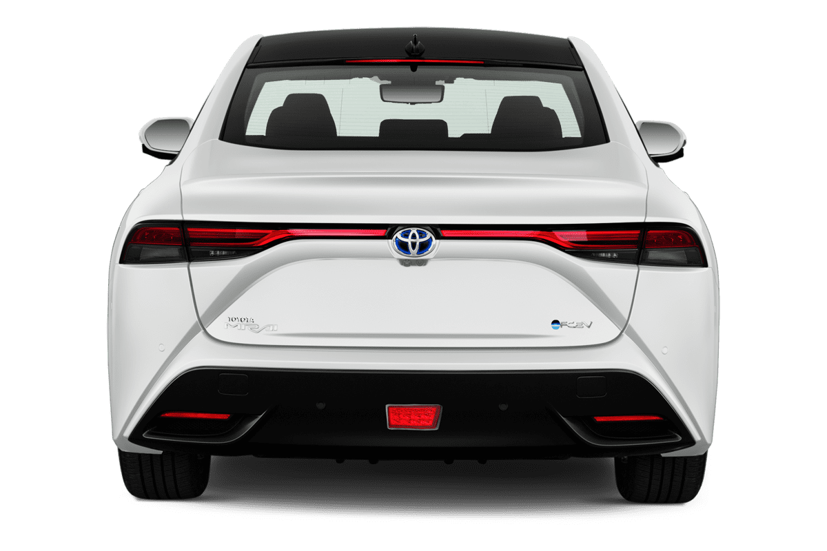 Heckansicht eines Toyota Mirai