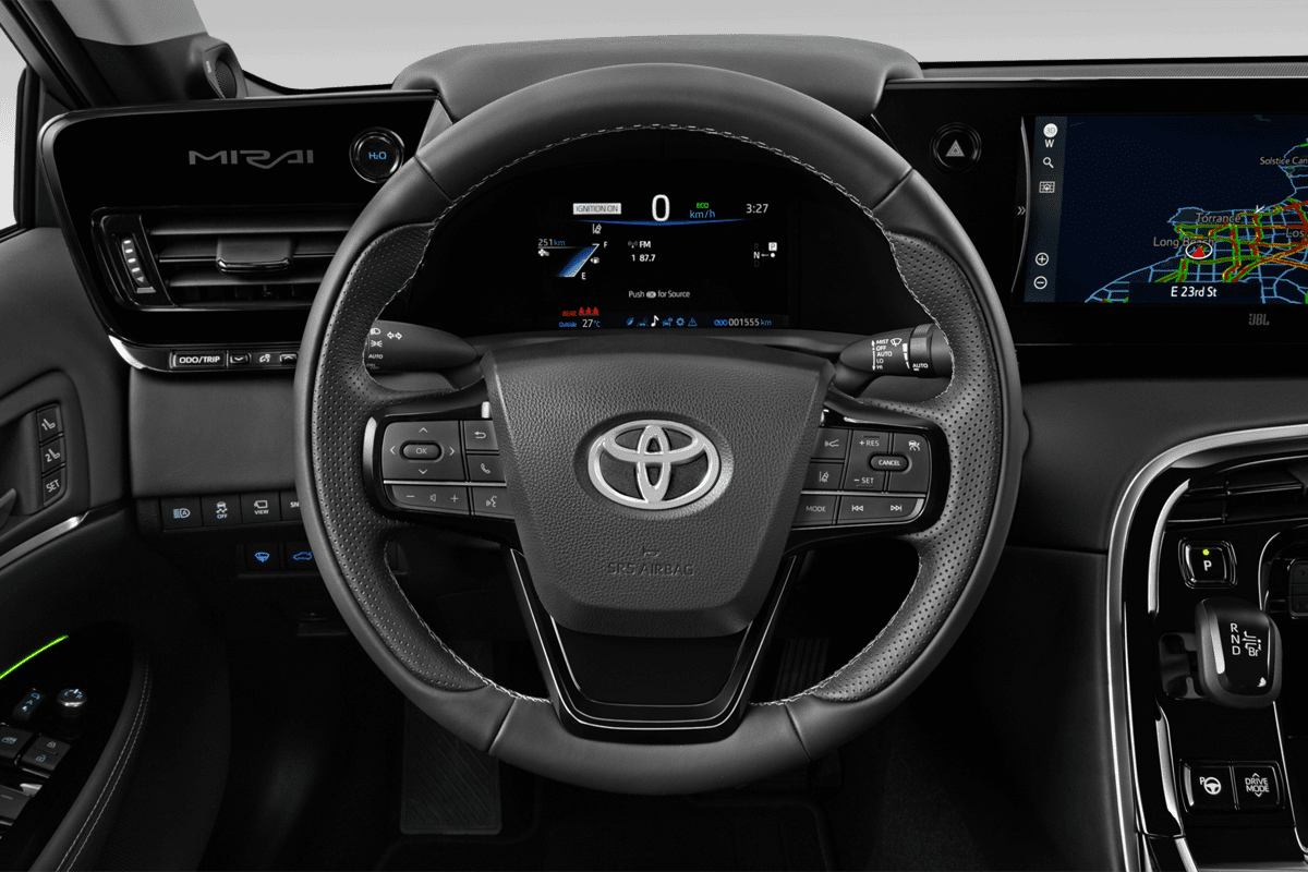 Lenkrad eines Toyota Mirai