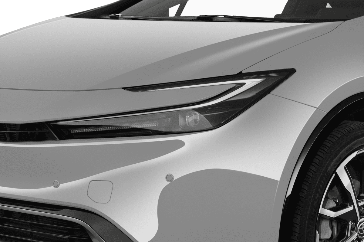 Frontscheinwerfer eines Toyota Prius Plug-in Hybrid