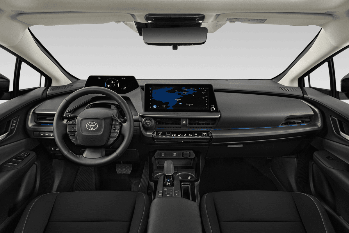 Armaturenbrett eines Toyota Prius Plug-in Hybrid