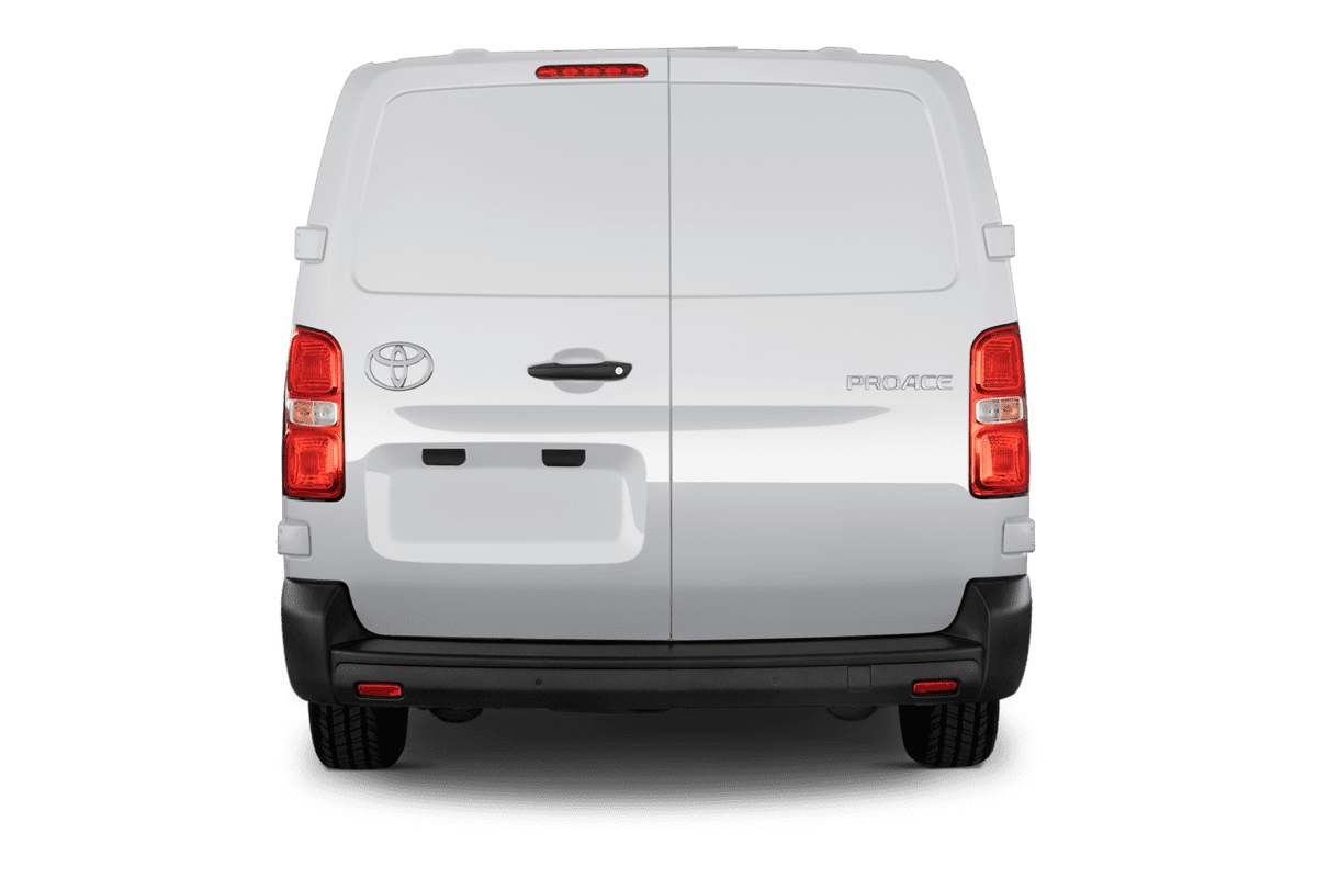 Heckansicht eines Toyota Proace