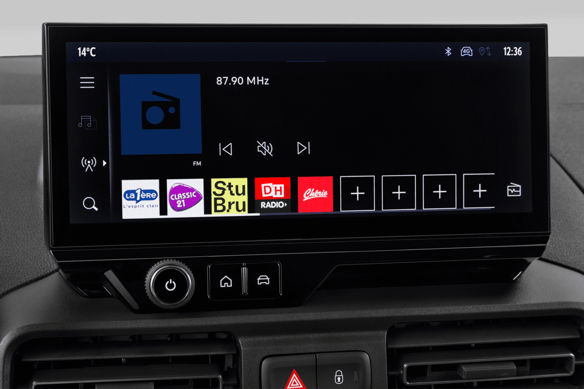 Audiosystem eines Toyota Proace City