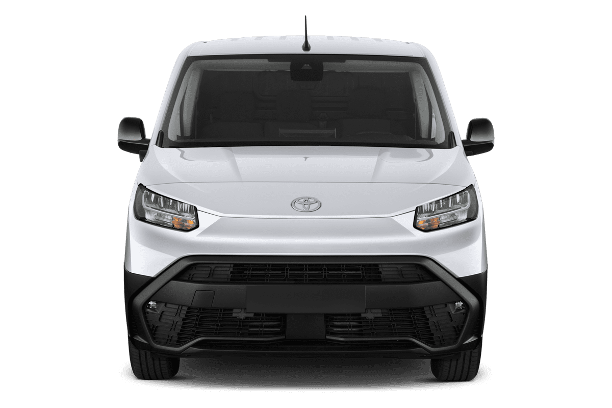 Frontansicht eines Toyota Proace City, freigestellt