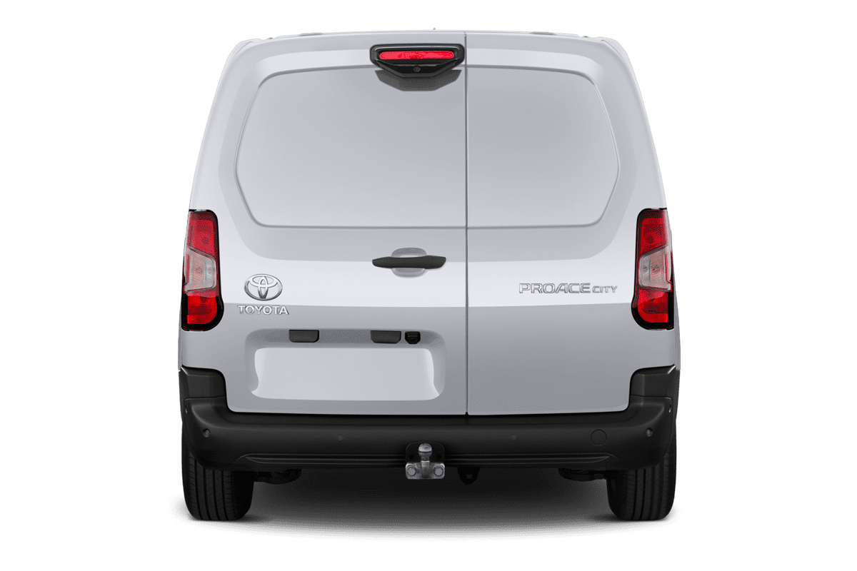 Heckansicht eines Toyota Proace City