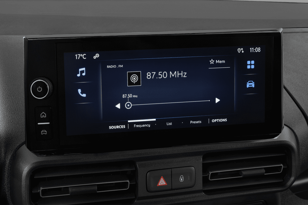 Audiosystem eines Toyota Proace City Electric