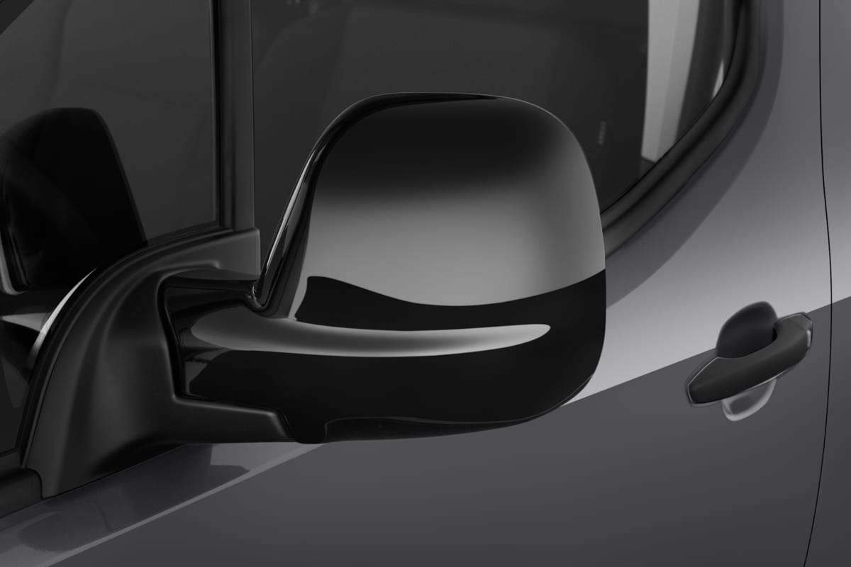 Rückspiegel eines Toyota Proace City Electric