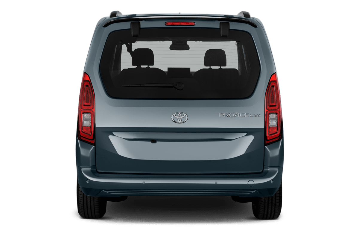 Heckansicht eines Toyota Proace City Verso