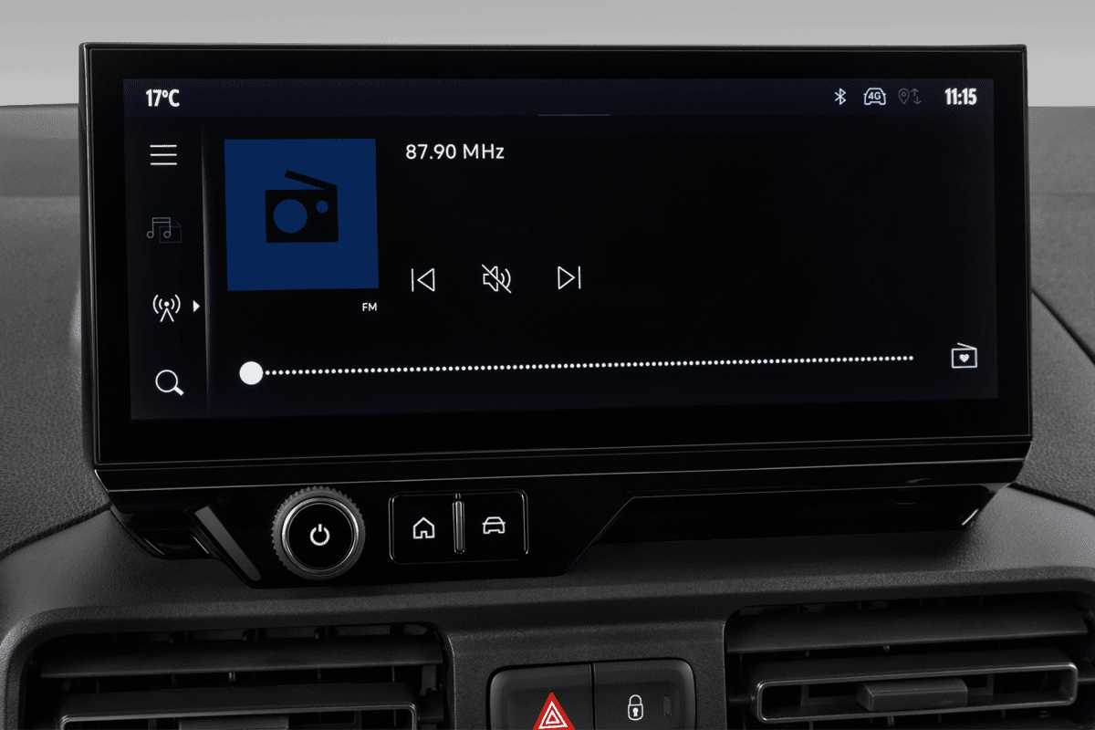 Audiosystem eines Toyota Proace City Verso Electric