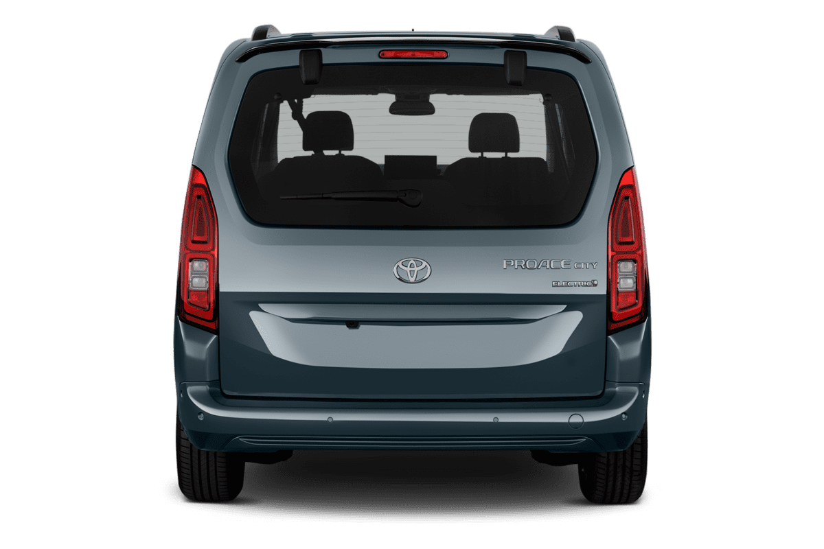 Heckansicht eines Toyota Proace City Verso Electric