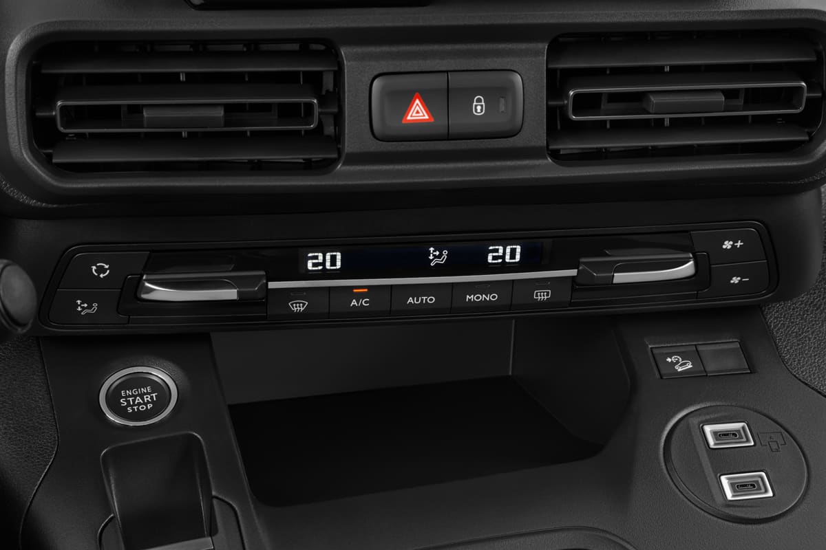 Klimasteuerung eines Toyota Proace City Verso Electric