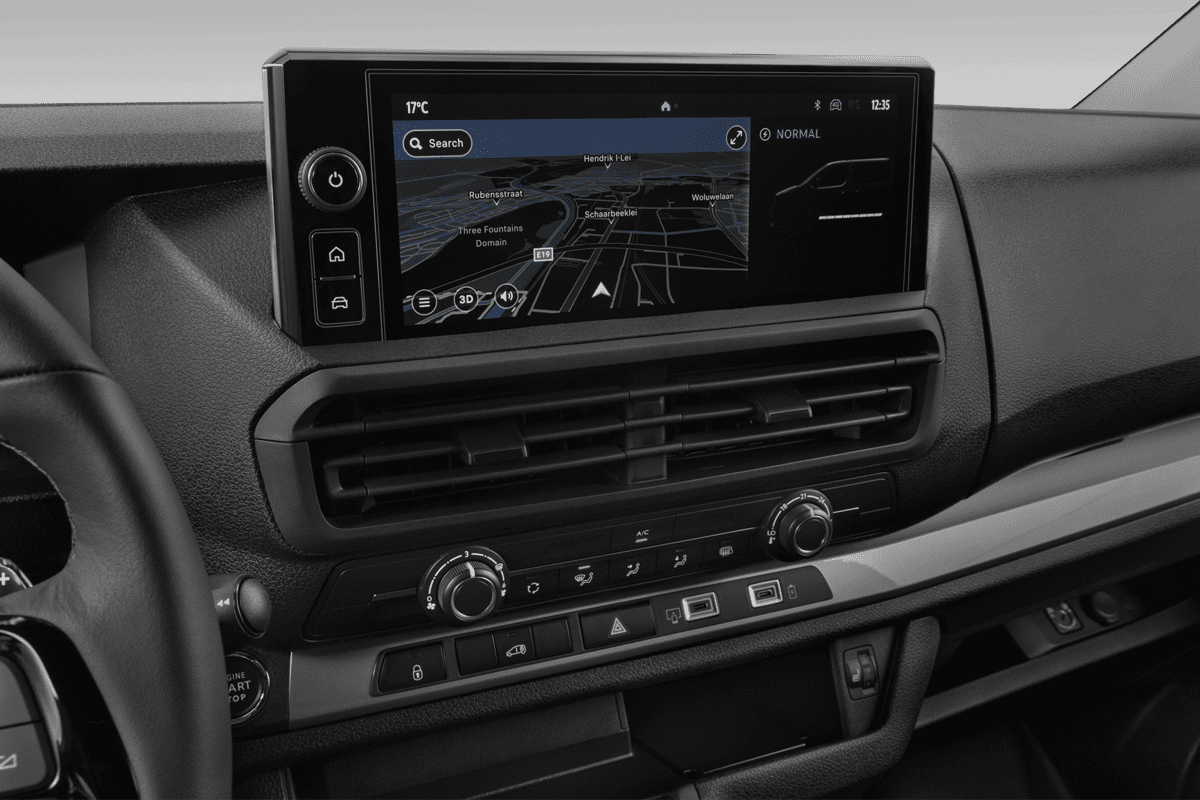 Mittelkonsole eines Toyota Proace Electric