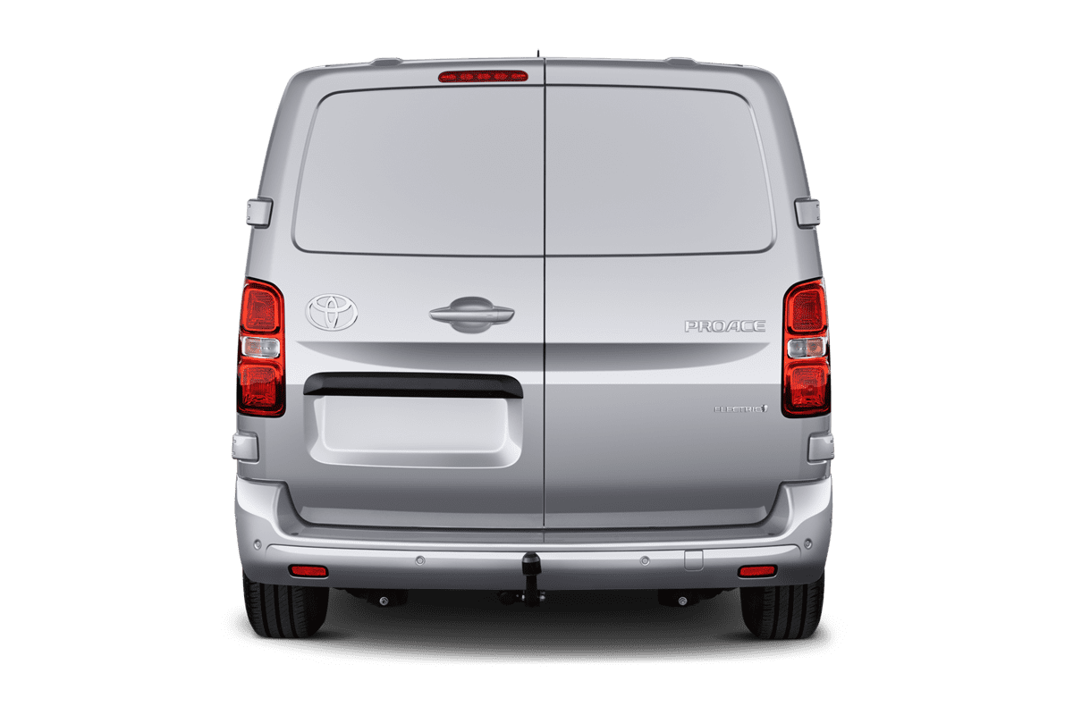 Heckansicht eines Toyota Proace Electric
