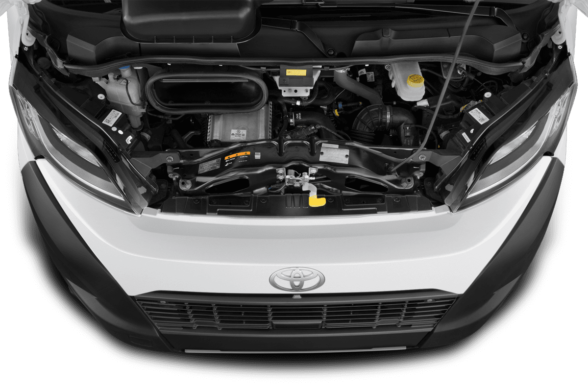 Motorraum eines Toyota Proace Max